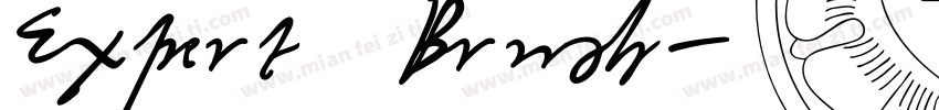 Expert Brush字体转换